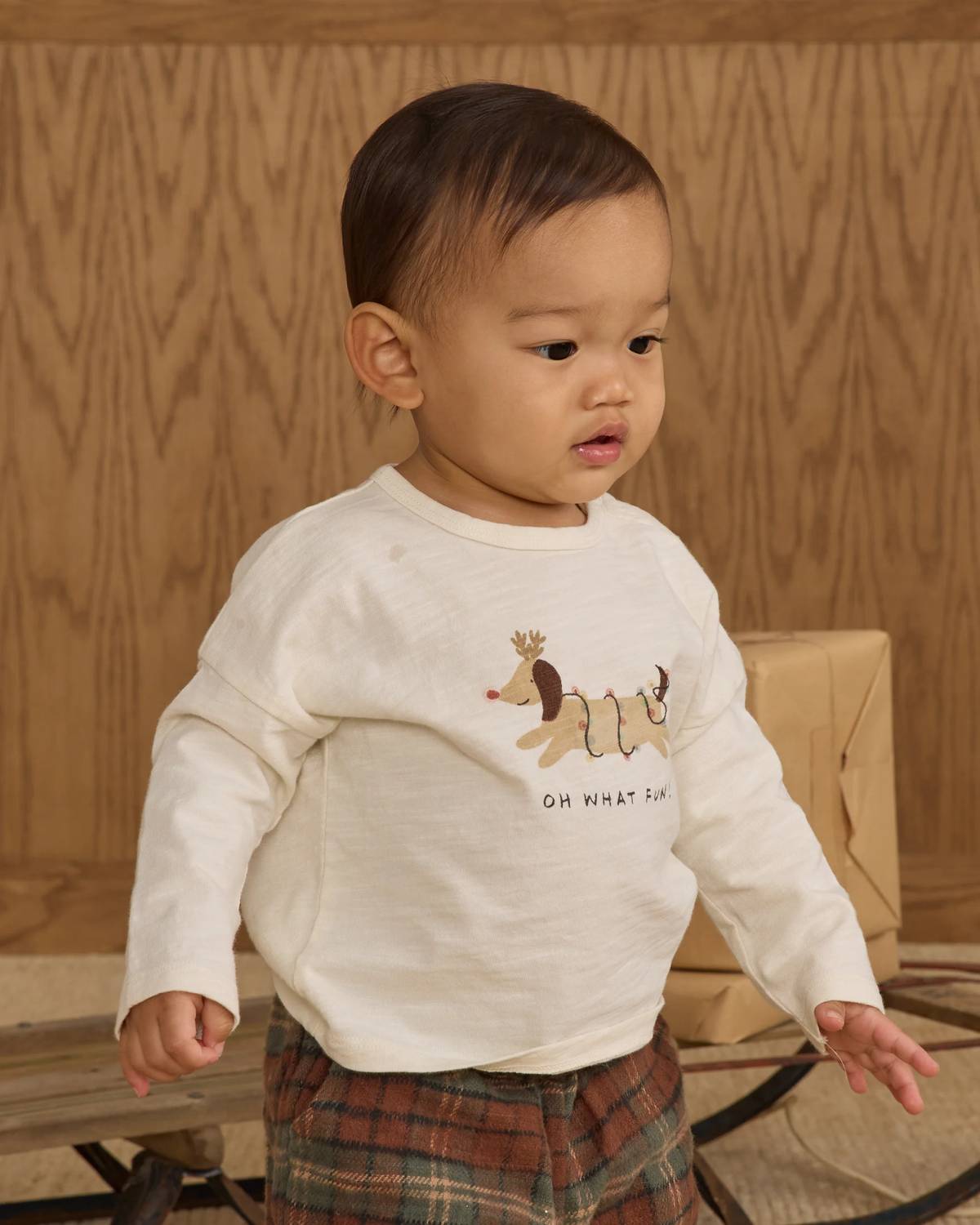 Rylee + Cru - Boys Oh What Fun Long Sleeve Tee