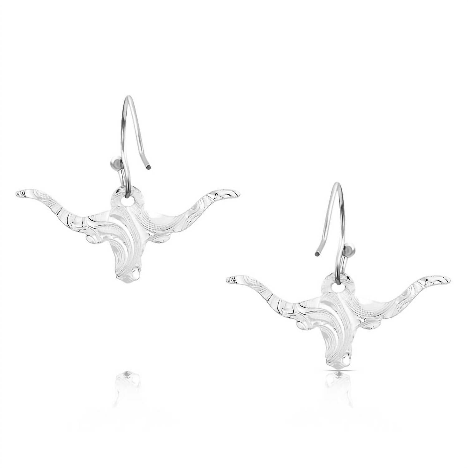 Montana Silversmiths - Women's Out West Longhorn Earrings