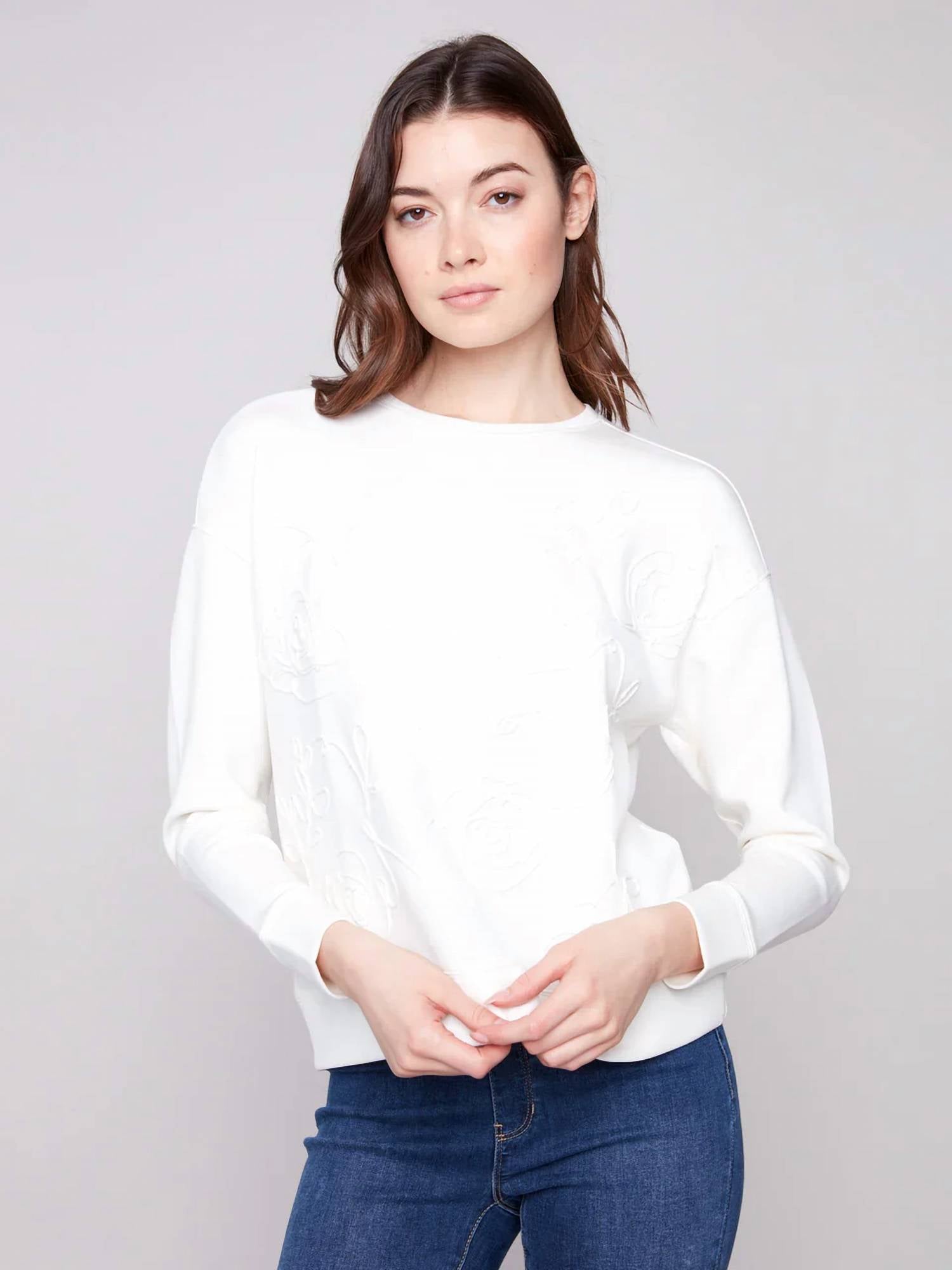 Charlie B - Scuba Knit Top