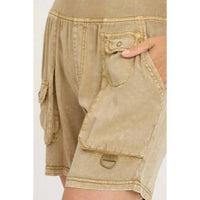Xcvi - Distressed Pull-on Wash Shorts