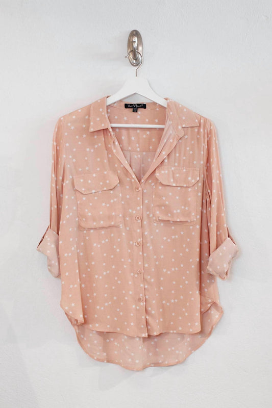 Velvet Heart - Women's Moxie Star Roll Sleeve Top