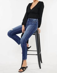 Kancan - High Rise Skinny Straight Jeans