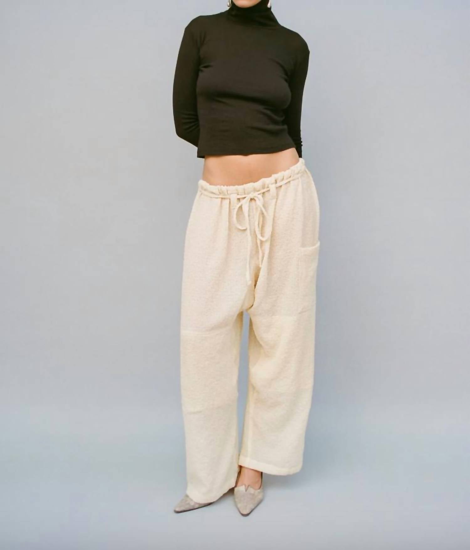 GIL RODRIGUEZ Turtleneck Long Sleeve Bellevue Tee in chocolate - women's long sleeve top - view 5