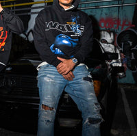 Mr. Wave - Men's Belly Hoodie