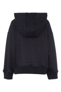 Armani - Boys Logo Print Button Up Hoodie