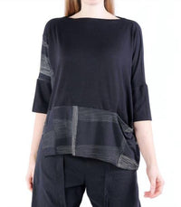 Ozai N Ku - Lenie Wide Three Quarter Sleeve Top