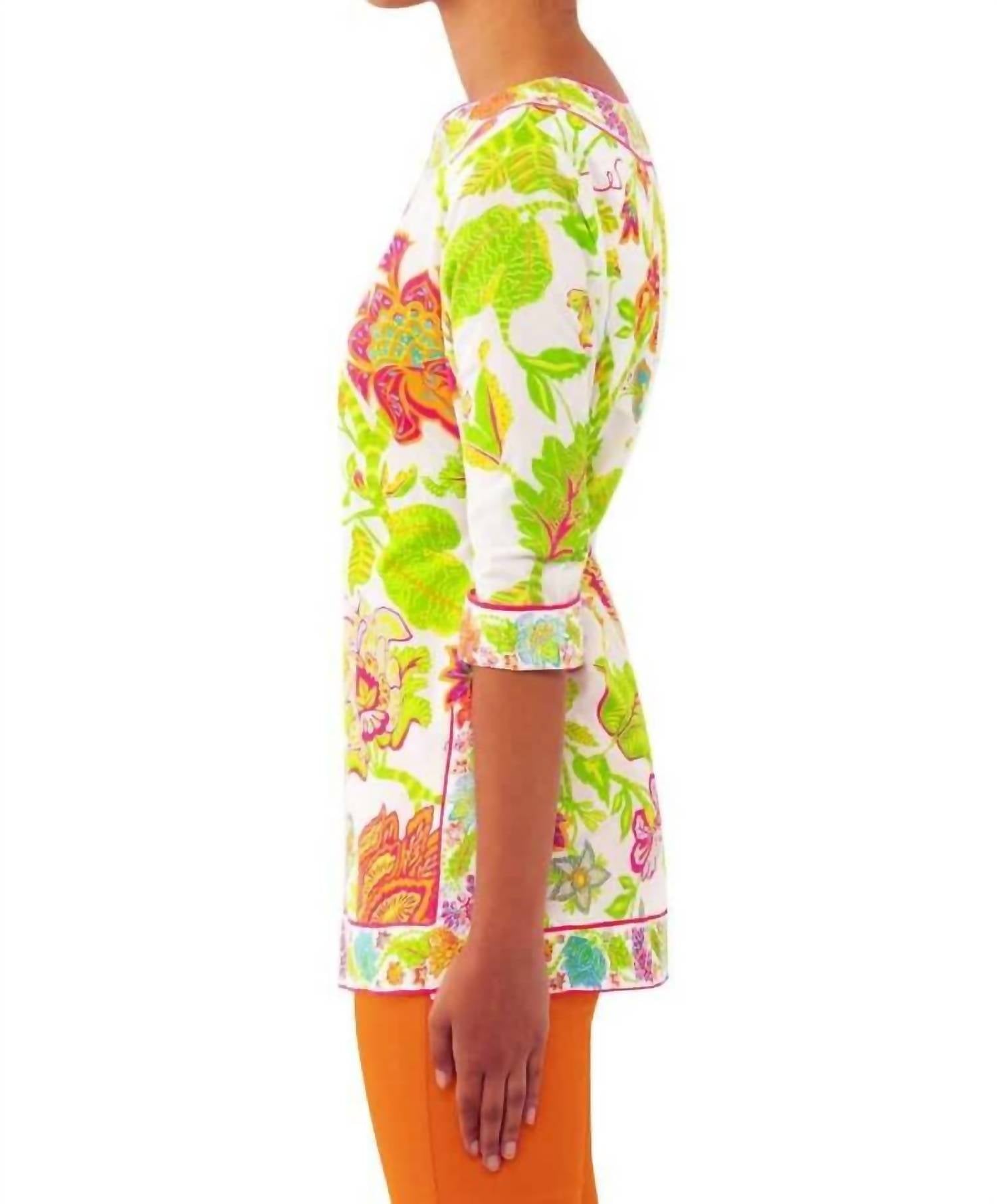 Gretchen Scott - Split Neck Tunic
