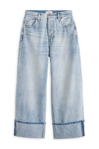 Pistola - Ryder Rigid High Rise Cuffed Straight Jean