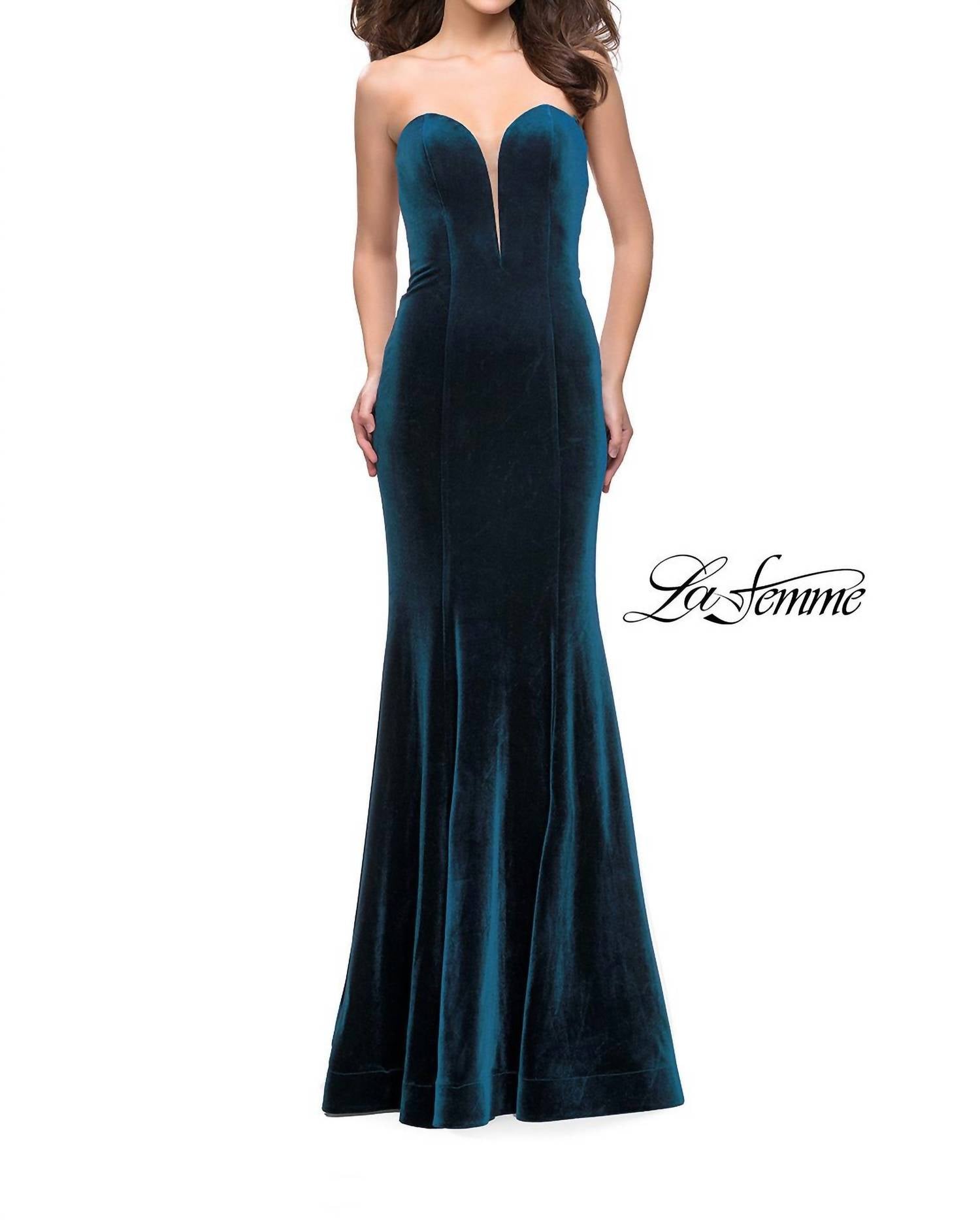 La Femme - Velvet Mermaid Dress