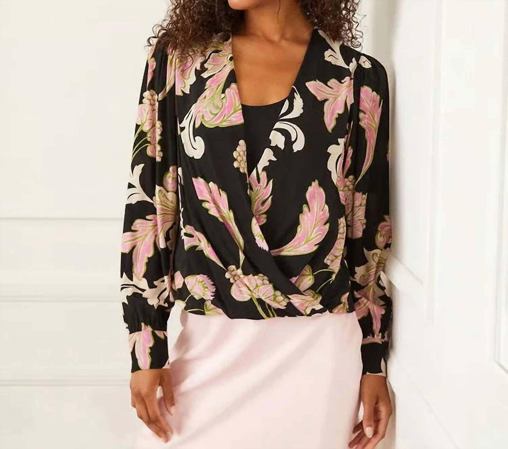 Karen Kane - Dariana Drape Front Top