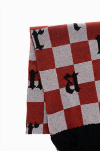 Amiri Men's Cashmere Old English Checkered Scarf - men's scarf