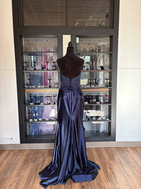 Sherri Hill - Women's Strapless Mermaid Tie Dress
