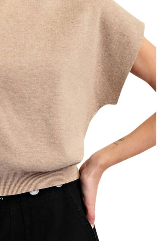 Ee:Some - Haven Mock Neck Knit Top