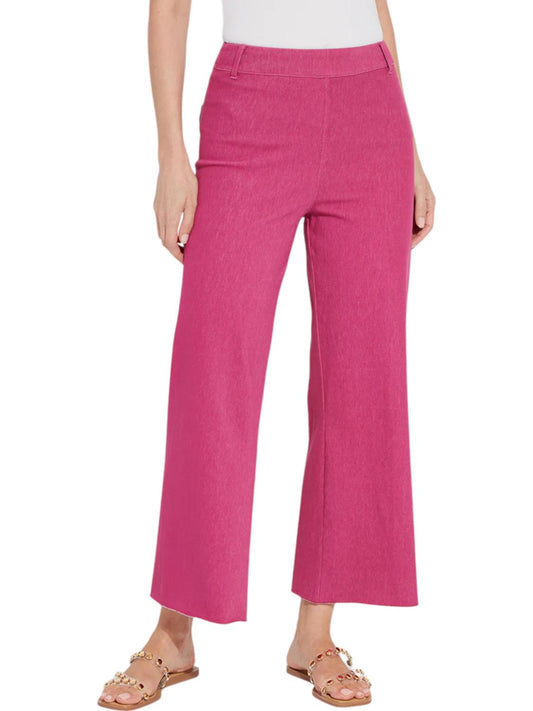 Lysse - HIGH WAIST NO SIDE SEAM WIDE LEG PANTS