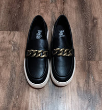 Corkys Footwear Women's Chain Reaction Slip-on Sneakers in black - women's sneaker - alternate view