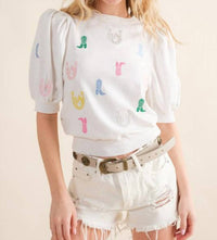 Blue B - Western Girl Sweater Top