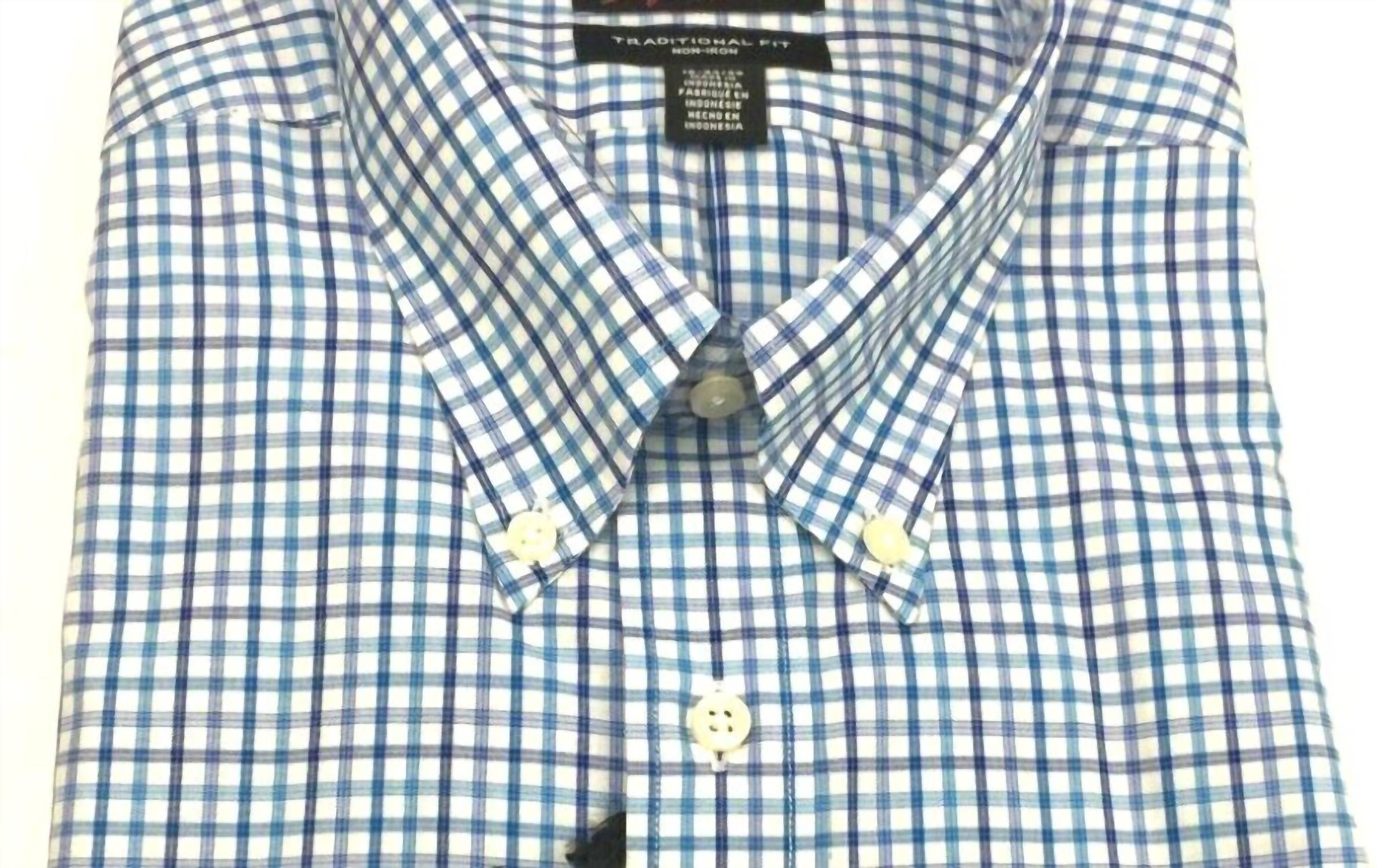 Kirkland Signature - Men's Traditional Fit Non-iron Button Collar Dress Shirt