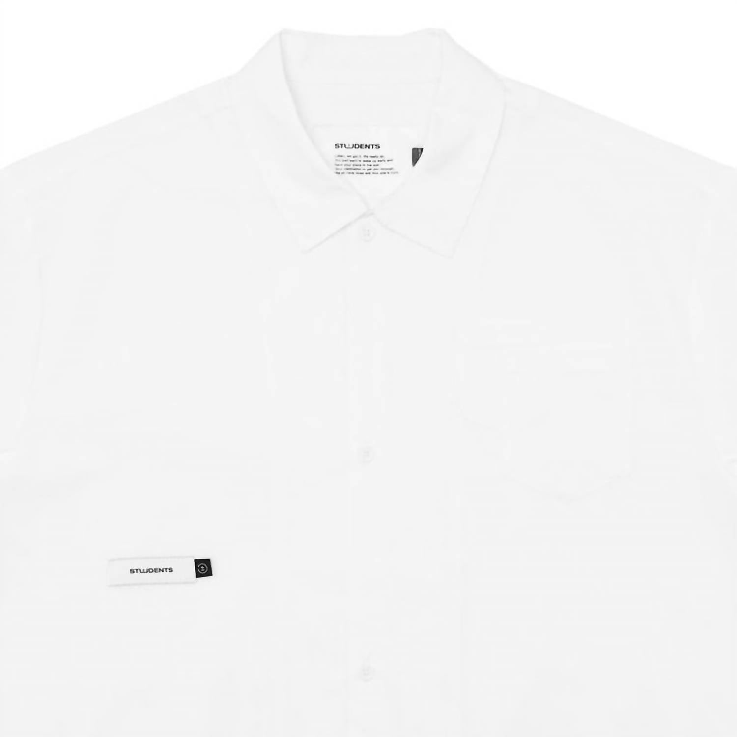 Students Golf - Oxford Short Sleeve Poplin Button-up Shirt