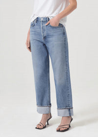 Agolde - Fran Low Slung Straight Jeans