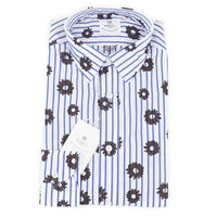 Luigi Borrelli Napoli - Men's Regular-fit Floral Cotton Shirt