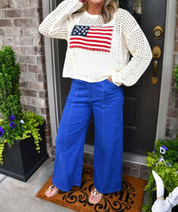 Urban Daizy - Crew Flag Sweater