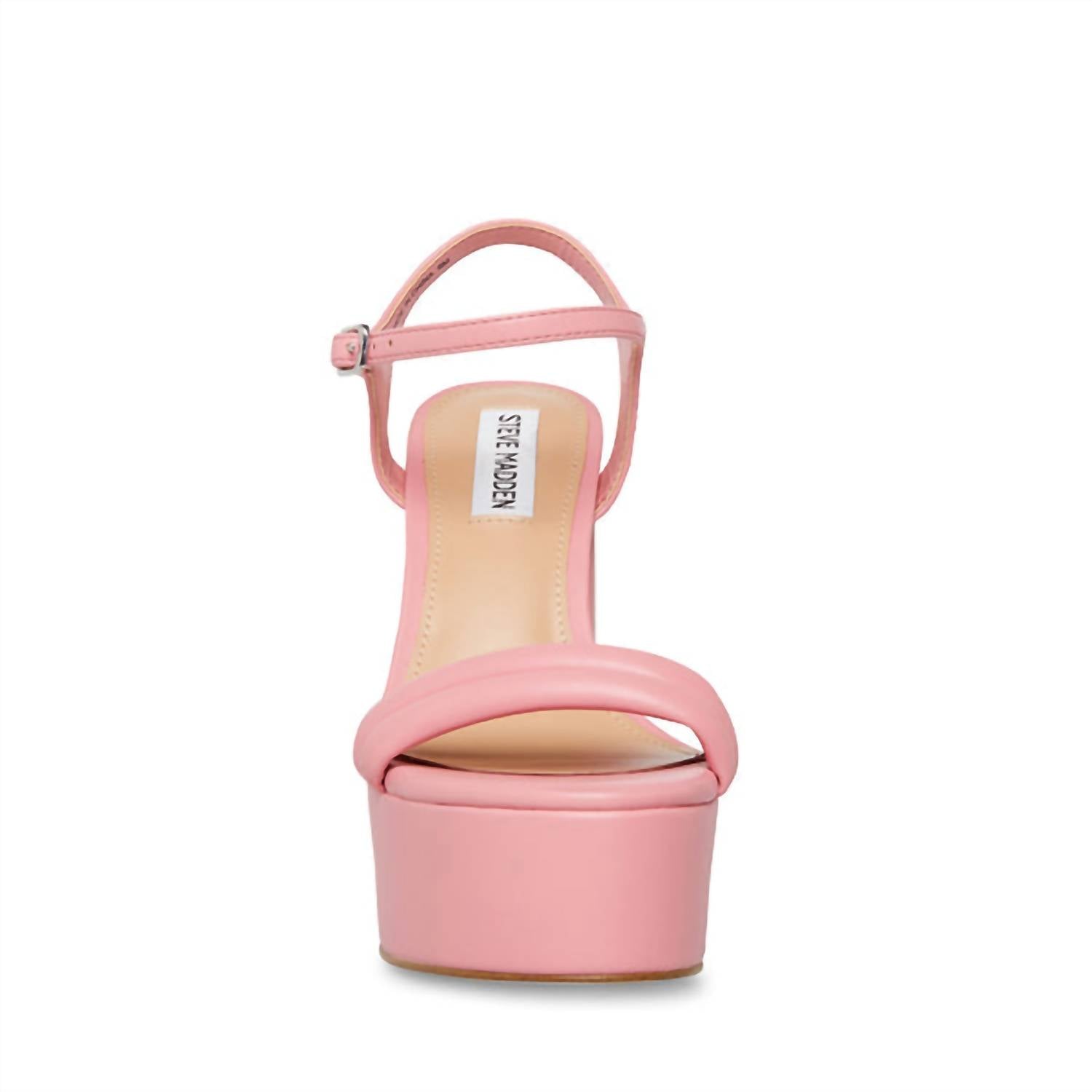STEVE MADDEN Women's Tille Chunky Platform Sandal in pink - women's sandal - alternate view