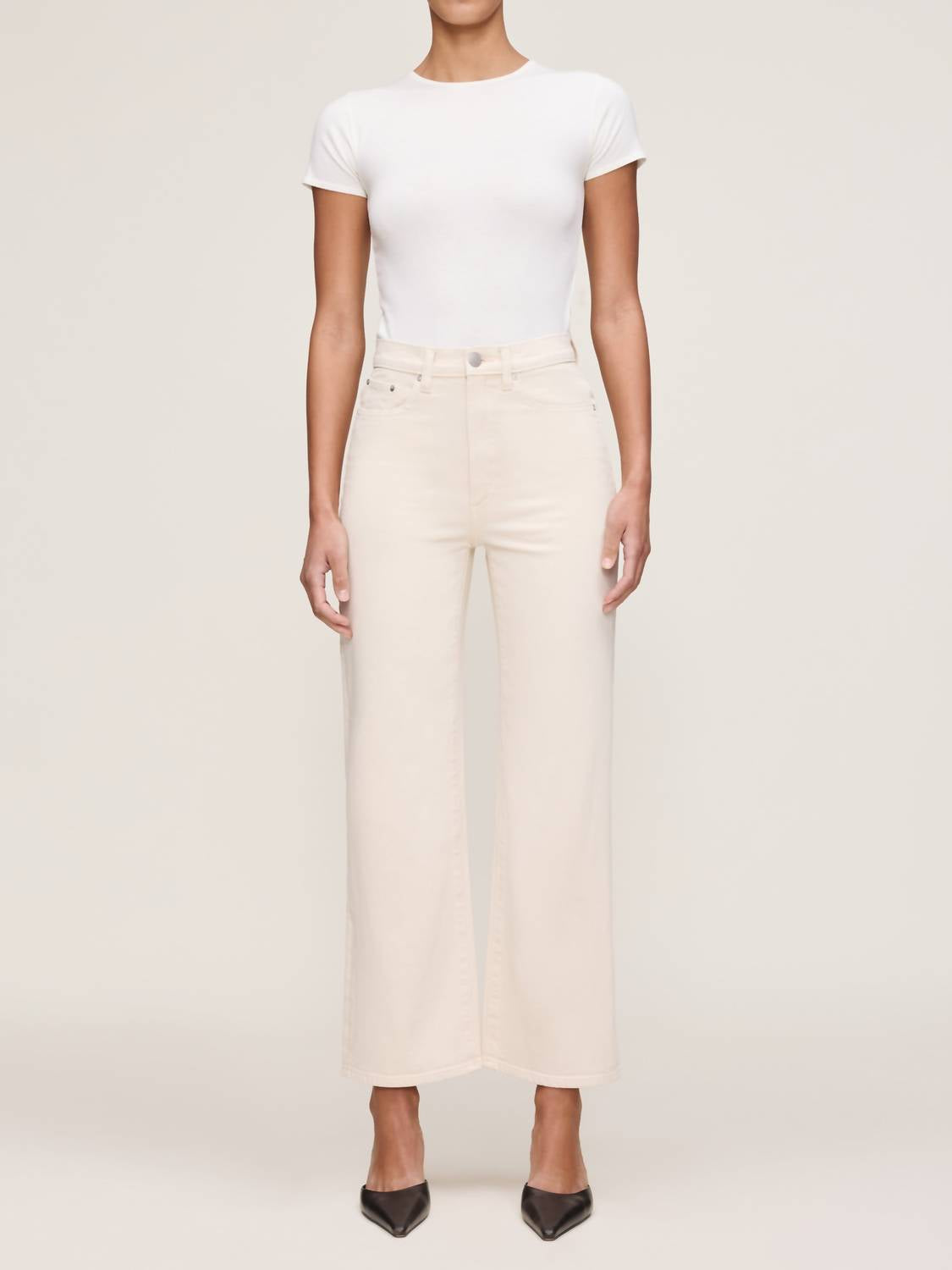 Dl1961 - Women'S - Karmine Refined Wide Leg High Rise Jeans