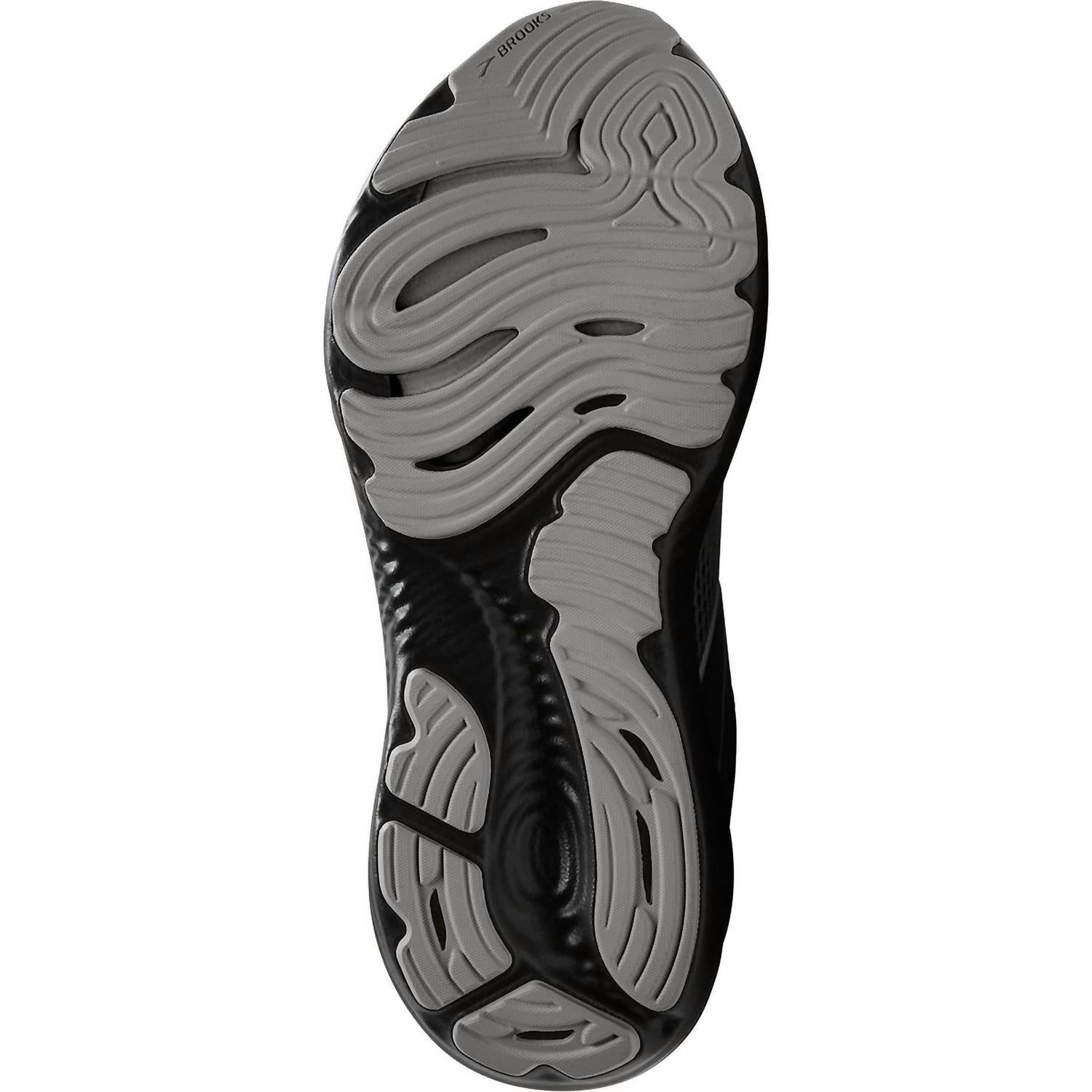BROOKS Men's Glycerin Gts 22 Running Shoes in primer gray ebony bluewash 8 - men's shoe - view 4