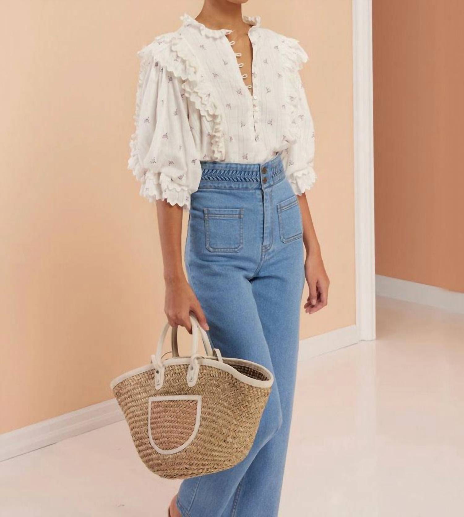 Magali Pascal - Florence Woven Cotton Blouse