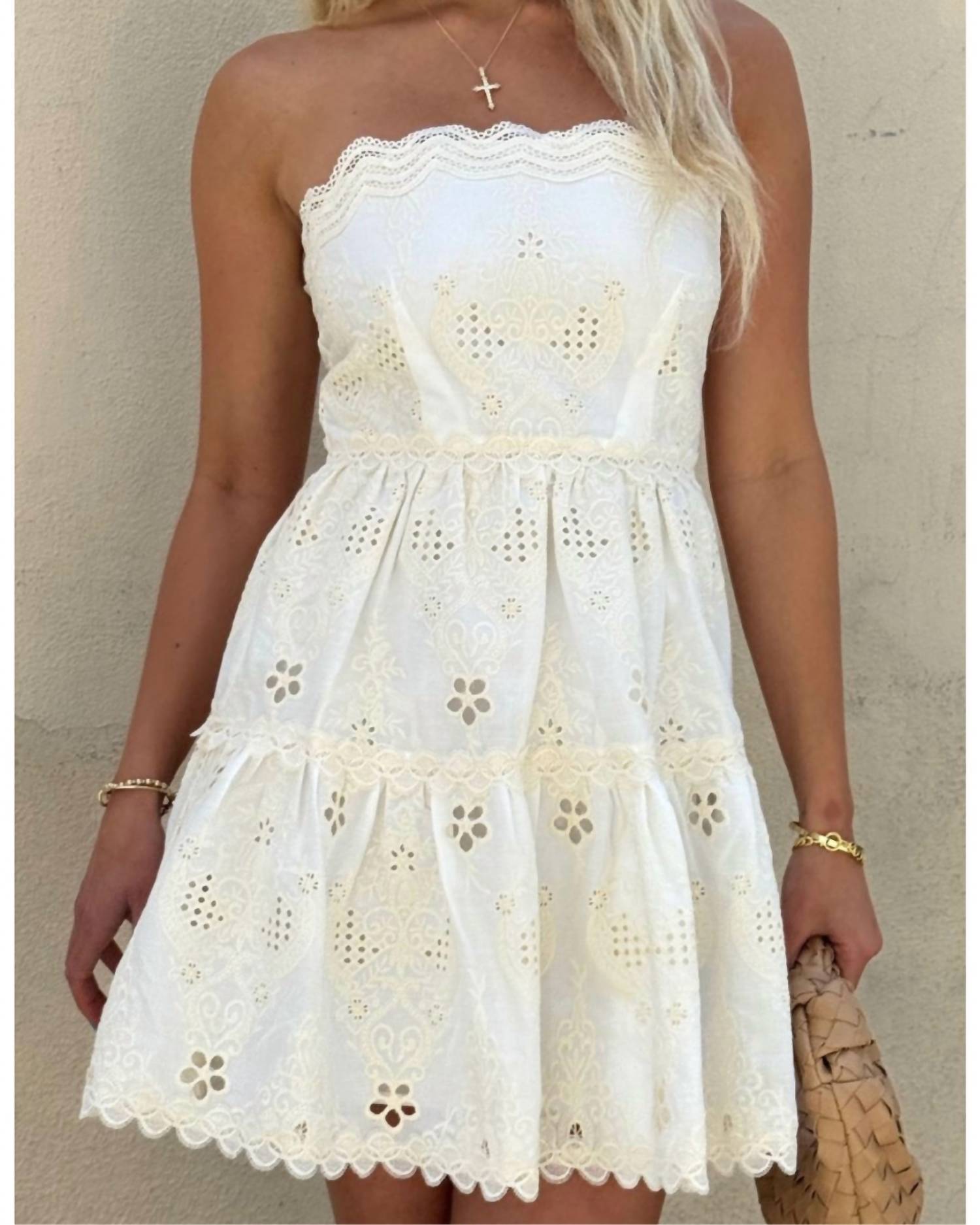 Mable - Islet Strapless Mini Dress