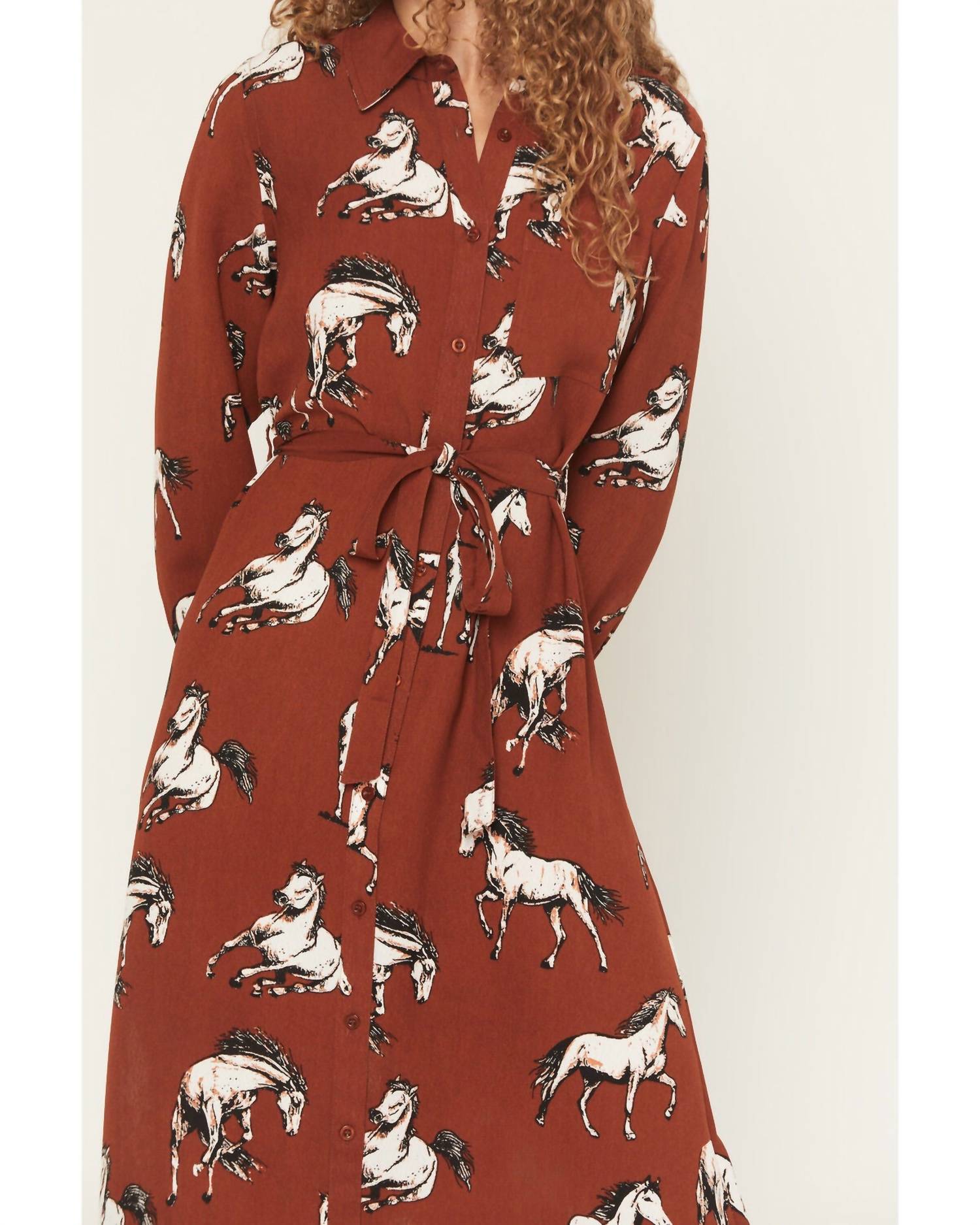 Cotton & Rye - Horse Print Dress