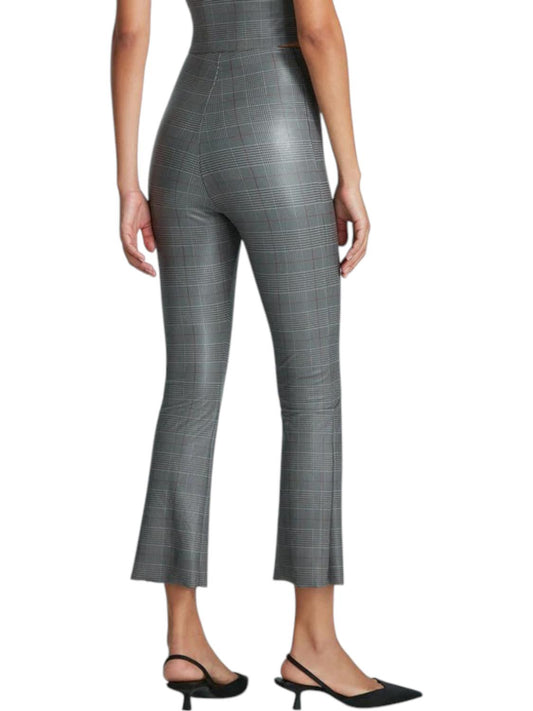 Commando - Faux Leather Print Flare Pants