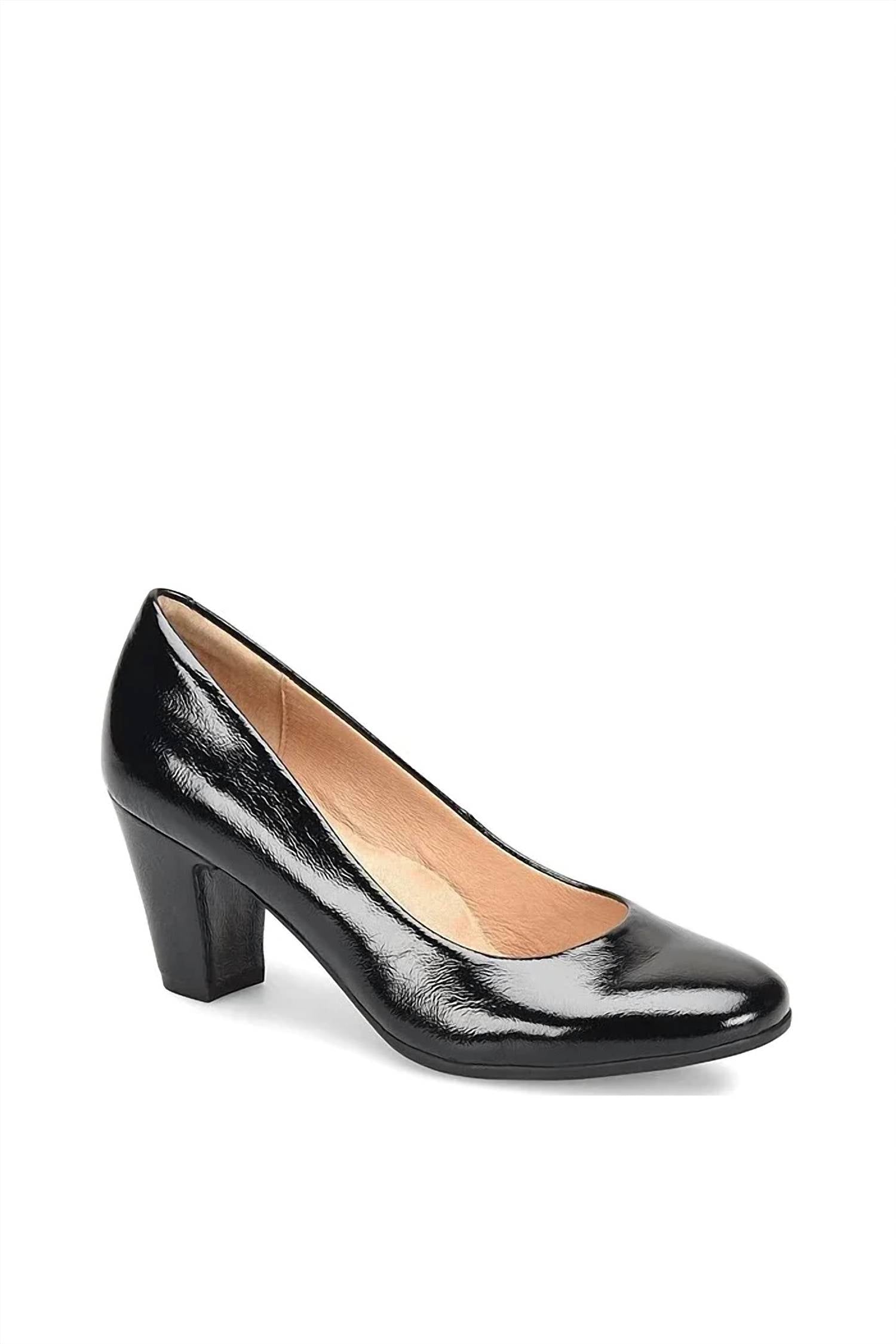 Sofft - Women's Lana Rounded Toe Patent Leather Pumps