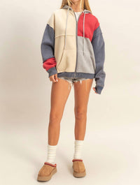 Hyfve - Mineral Washed Colorblock Jacket