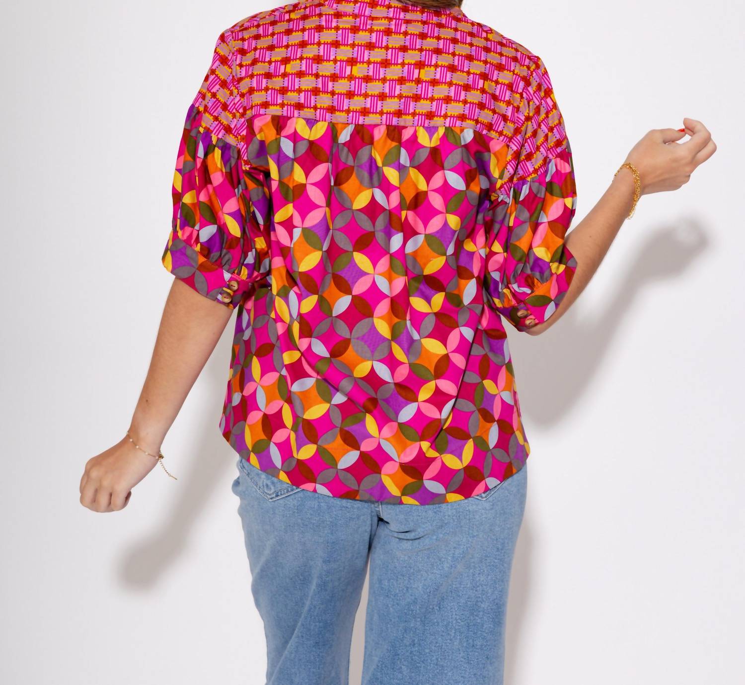 Ivy Jane - Mosaic Popover Top