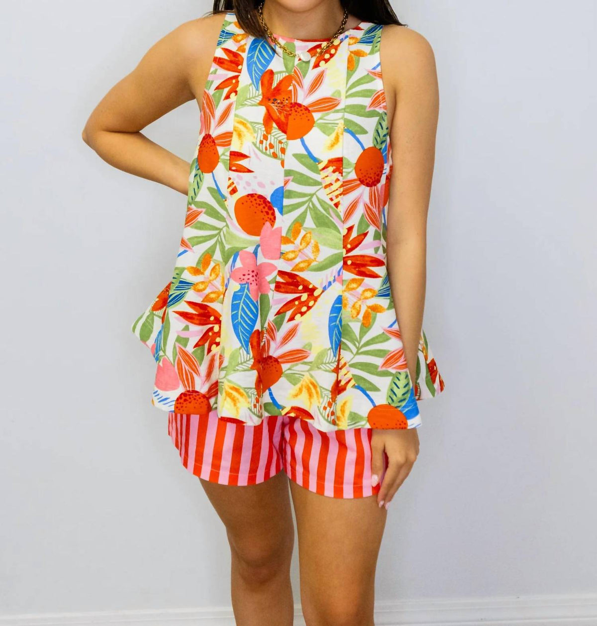 Fate - Print Flared Top