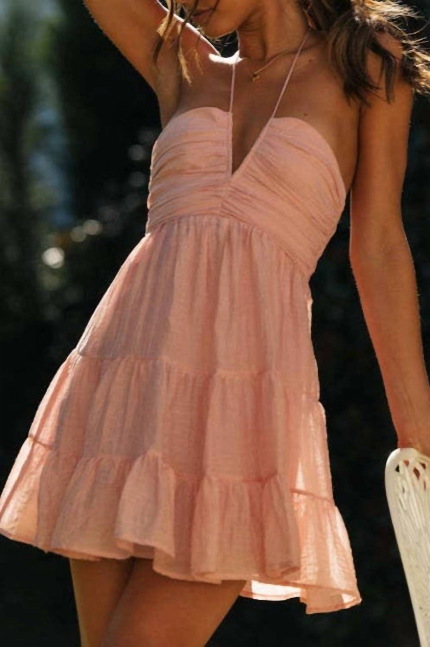 Rosa Clothing - Halter Mini Dress