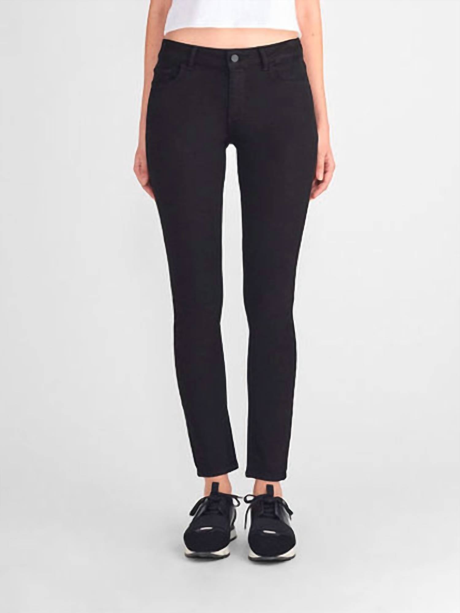 DL1961 - Women's Florence Ankle Jean in hail - women's jeans - detail view