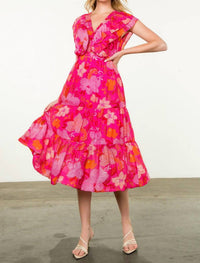 Thml - Franny Flutter Sleeve Floral Dress