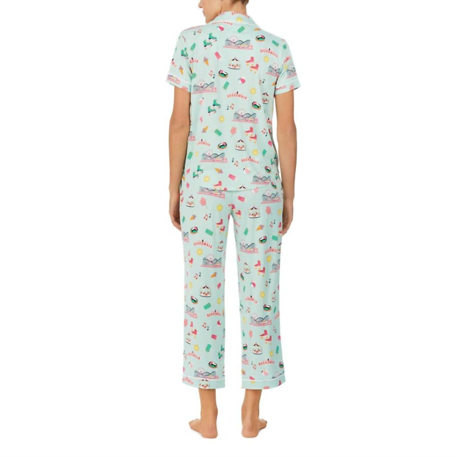 Kate Spade - Board Walk Cropped Pajama Set