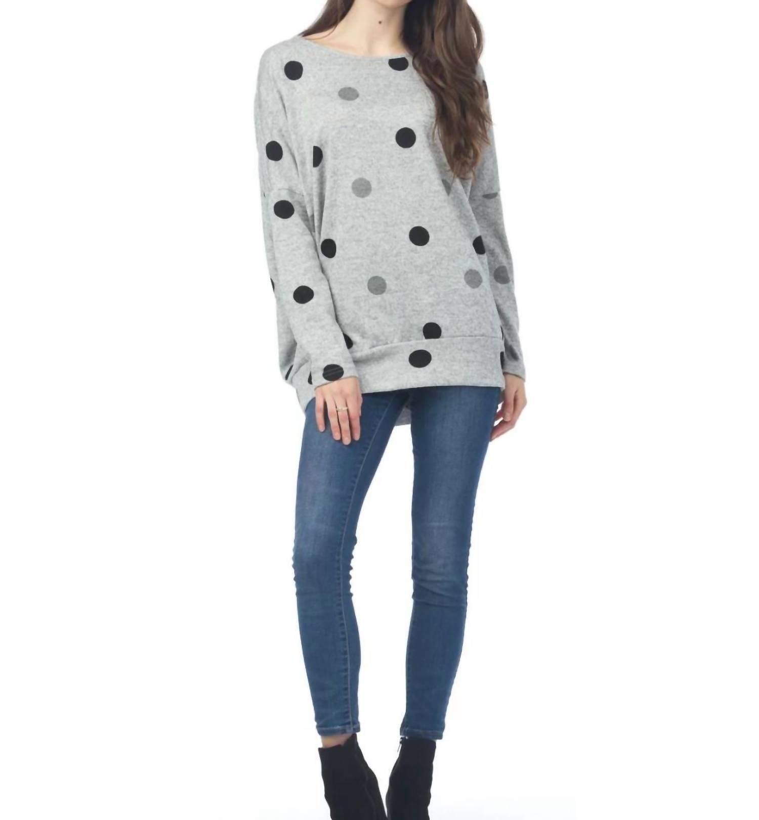 Papillon - Big Dot Print Sweatshirt