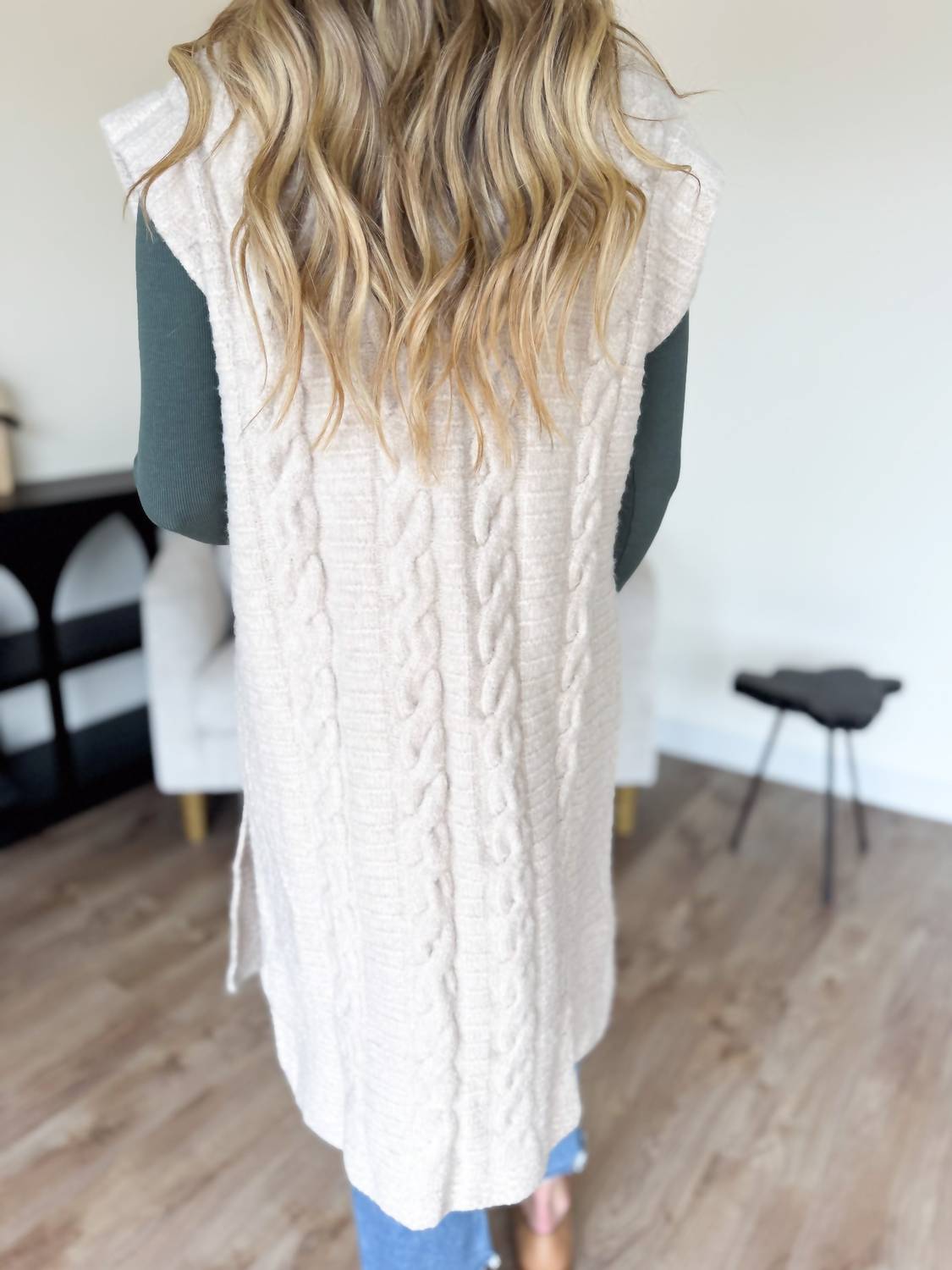 Sage The Label - Luisa Long Sleeveless Cardigan
