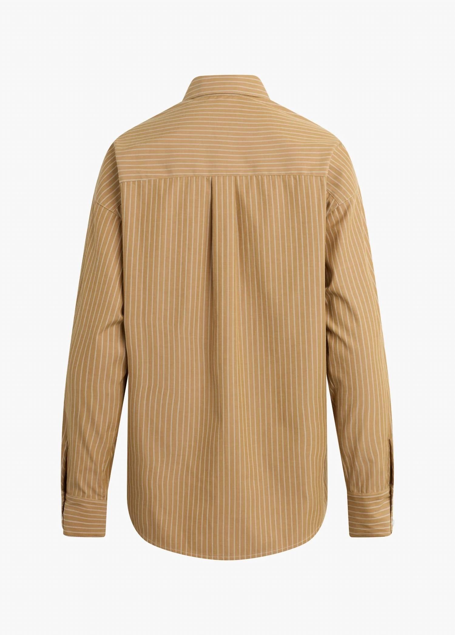 Favorite Daughter The Ex-boyfriend Shirt in oatmeal stripe 1 - women's shirt - view 6