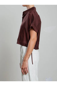 Pharaoh - Zoey Gossamer Boxy Cropped Shirt