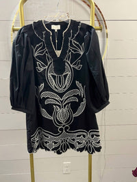 Entro - Puff Half Sleeve Mini Dress