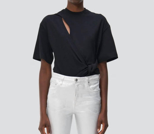 Jonathan Simkhai - Joline Wrap Tie T-Shirt