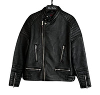 Robert Graham - Vegan Leather Racer Jacket