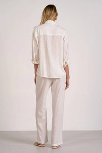 Elan - Linen Button Down Top