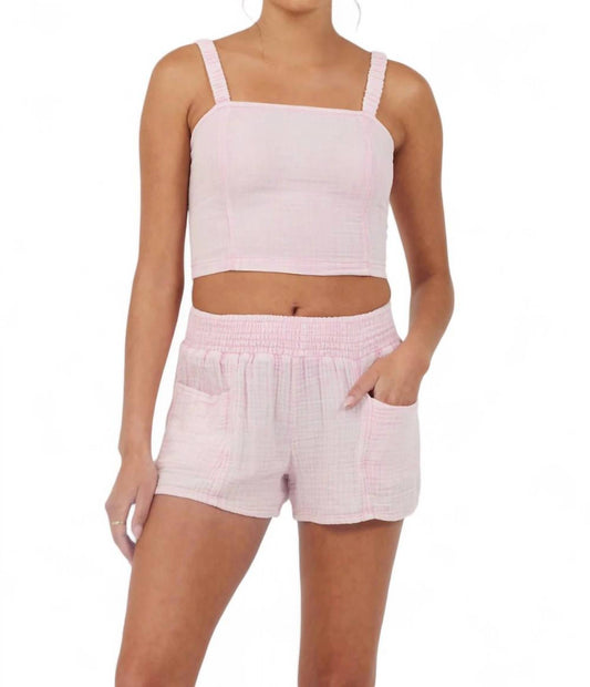 Vintage Havana - GAUZE CROPPED TANK TOP