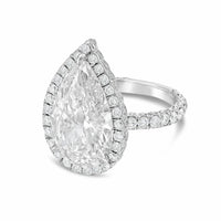 Diana M Jewels - Women's Pear Lab-Grown Diamond Fashion Ring (2.50 Ct) - Classic Plus